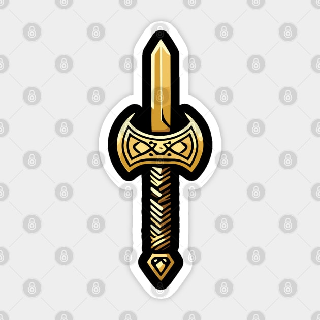 Viking sword Sticker by RORO-ZORO